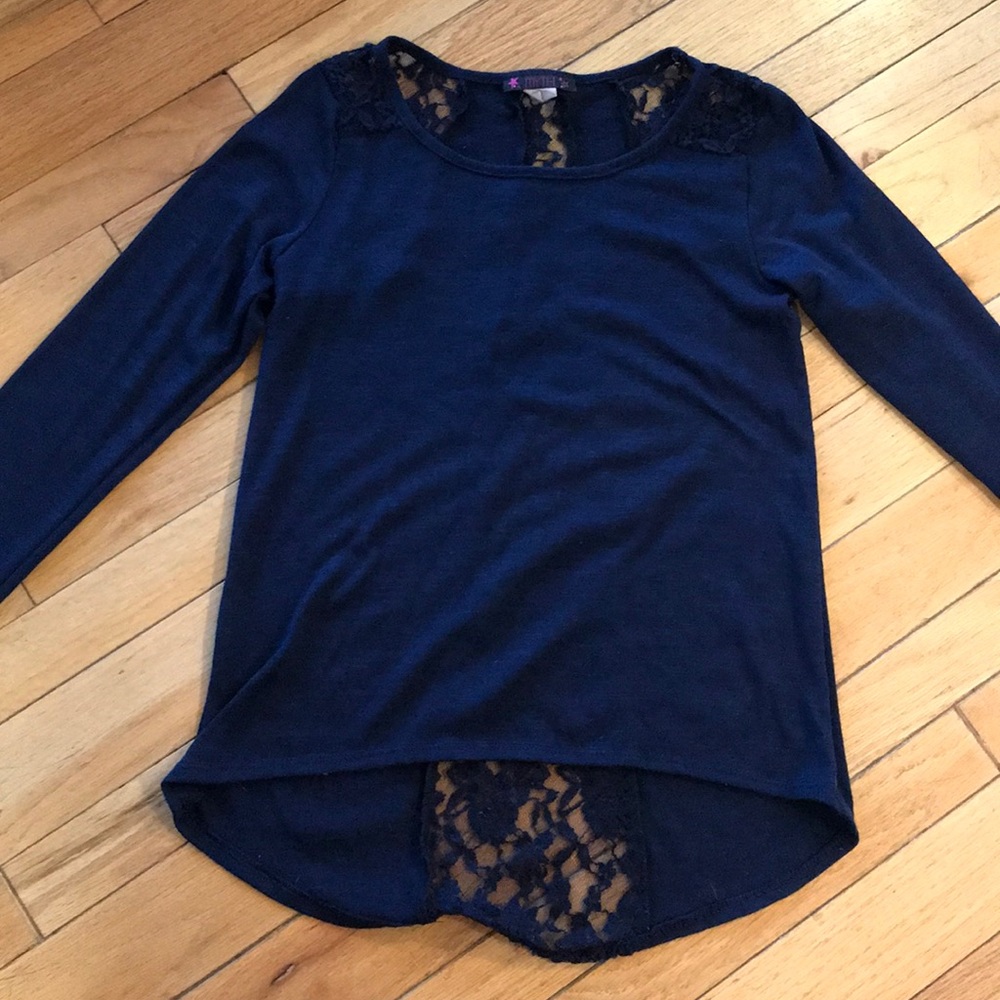 Myth long sleeve shirt- navy